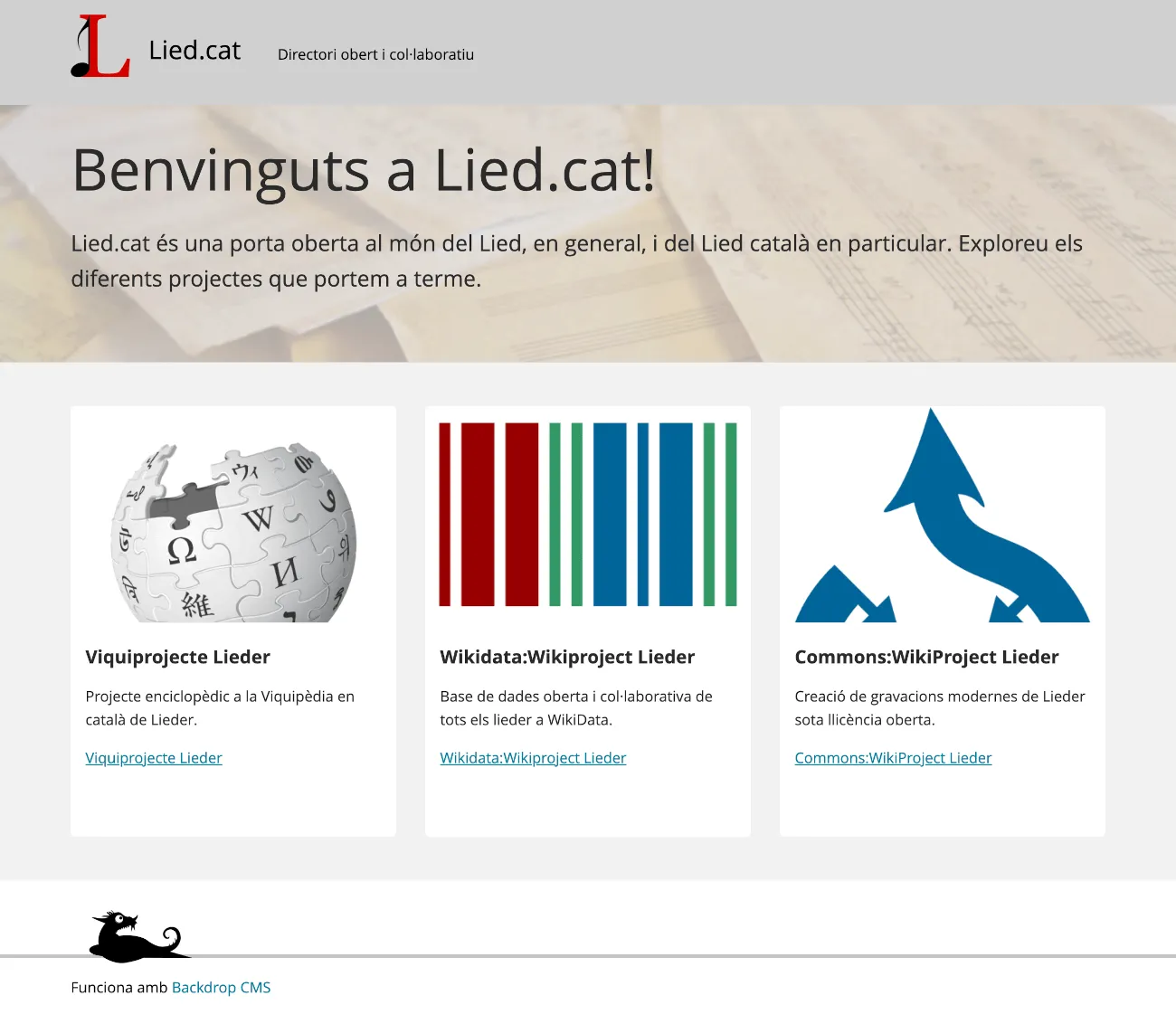 Portada del nou Lied.cat Portada del nou Lied.cat